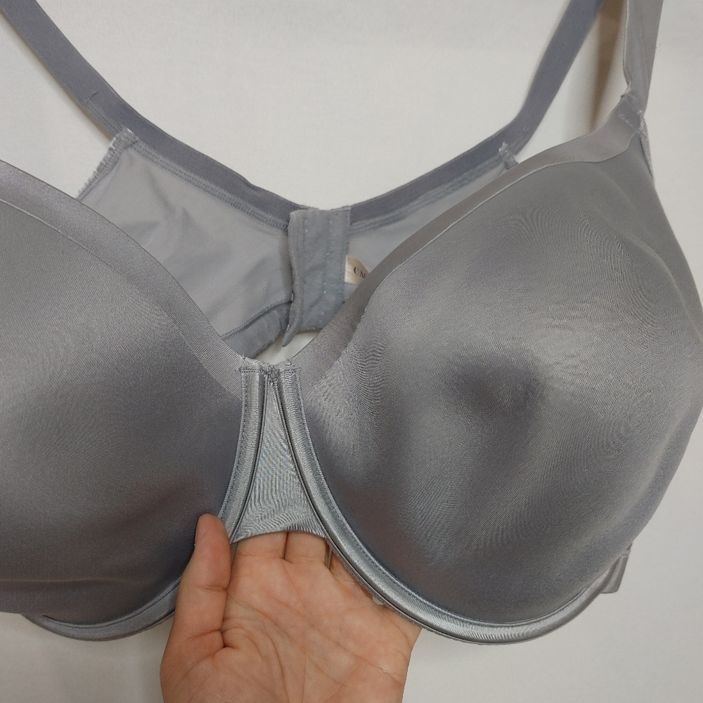 Cacique Lightly Lined Smooth Full Coverage Bra Bl… - image 4